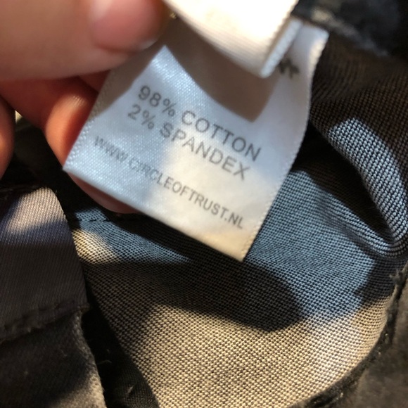 Circle of Trust Black Salt Wash Regular Fit double waist Jeans Size 30 - Picture 9 of 12